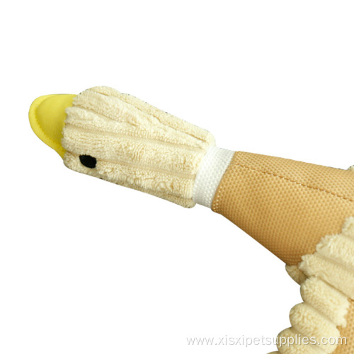 Factory plush wild goose dog toy pet products